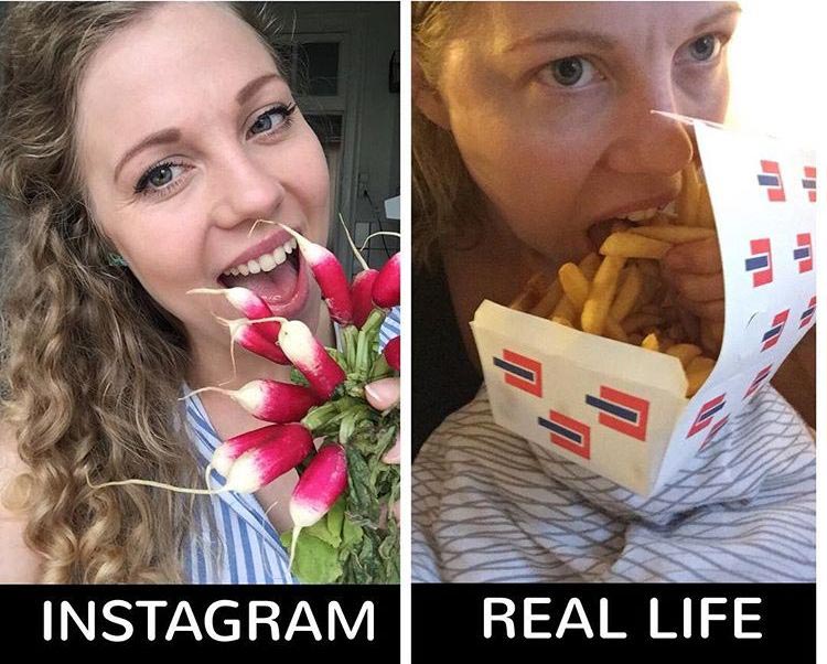 Инстаграм против реальной жизни: 25 правдивых фотографий раскрывающих правду о соц сетях Инстаграм против реальной жизни, правдивые фотографии раскрывающие правду о соц сетях