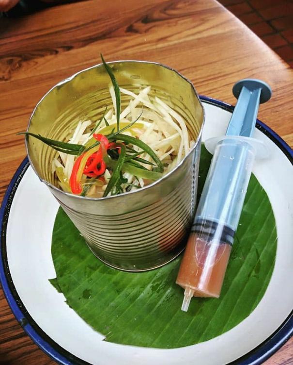 хипстерские рестораны, ресторан для хипстеров, странная подача еды в ресторанах 