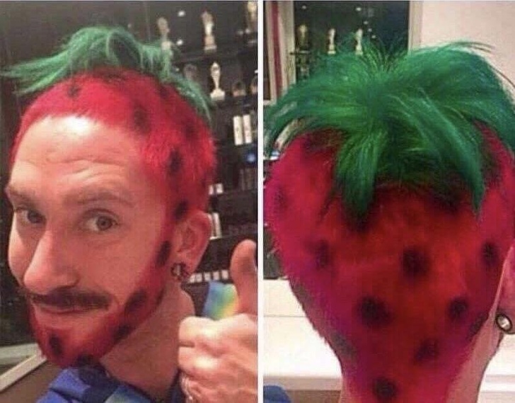 странные причёски, нелепые причёски 