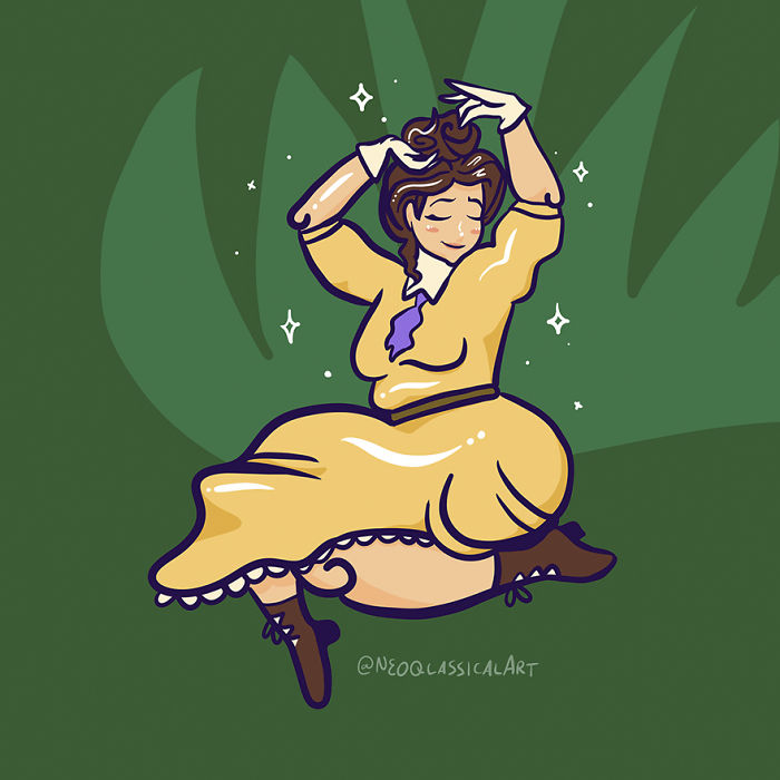 Художник превратил диснеевских принцесс в женщин размера плюс, диснеевские принцессы размера плюс, Neoqlassical Art 