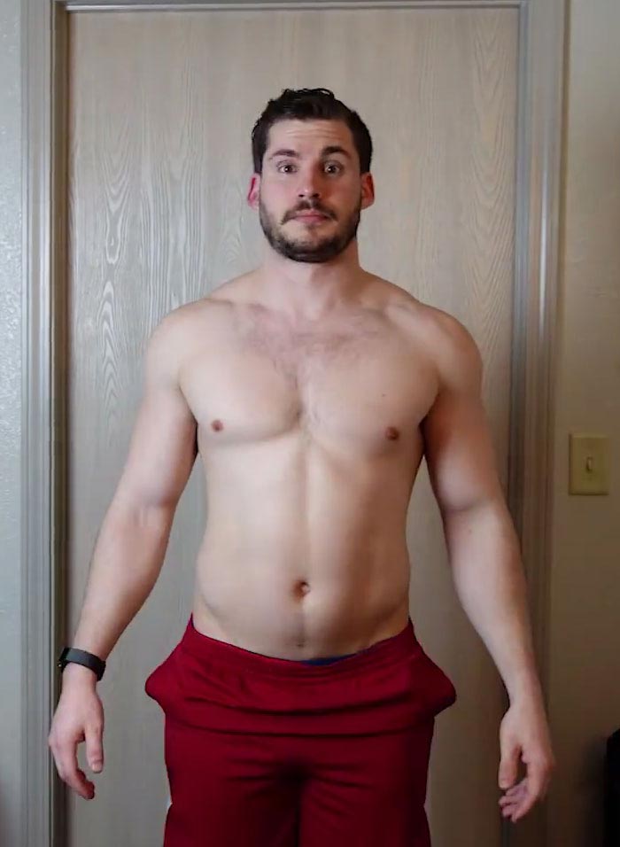 Парень полностью изменил своё тело за 3 месяца, и его трансформация поразит вас Парень полностью изменил своё тело за 3 месяца, парень похудел за 12 недель, Хантер Хоббс