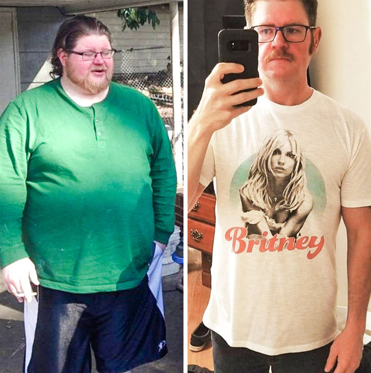 до и после похудения, невероятное похудение