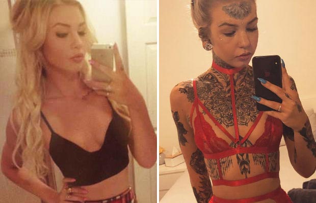 Эмбер Люк, Amber Luke, девушка тату на глазных яблоках