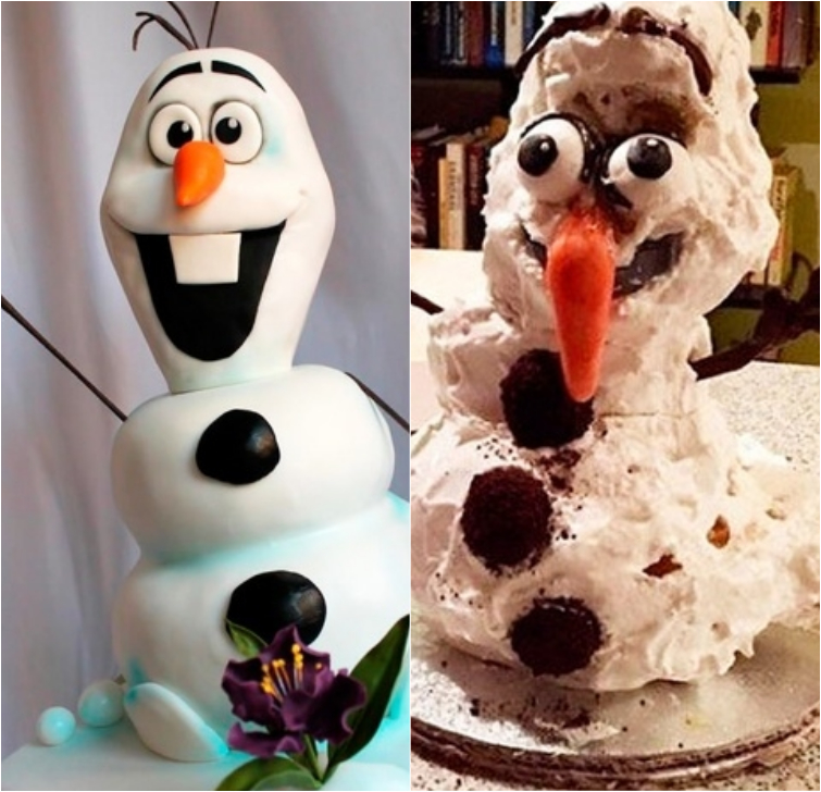 кулинарные провалы, ожидание против реальности 