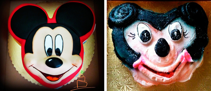 кулинарные провалы, ожидание против реальности 