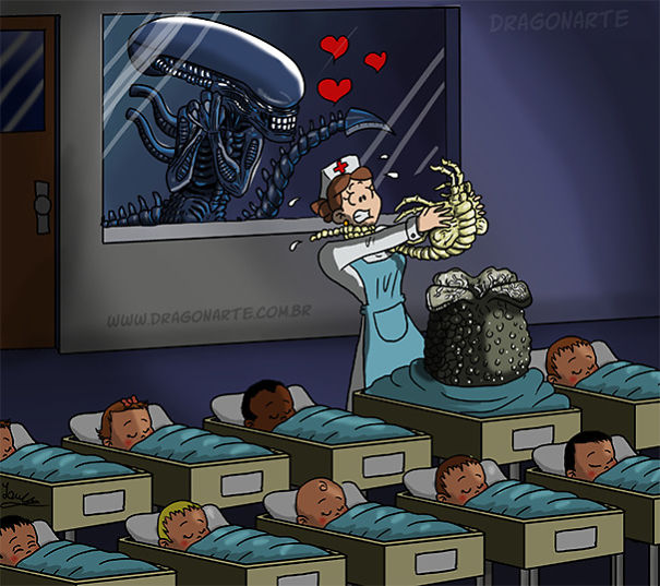 Художник вообразил, как выглядели бы дети супергероев и результат не может быть забавнее как выглядели бы дети супергероев, Эдуардо Лукас Нассименто, Eduardo Lucas Nascimento