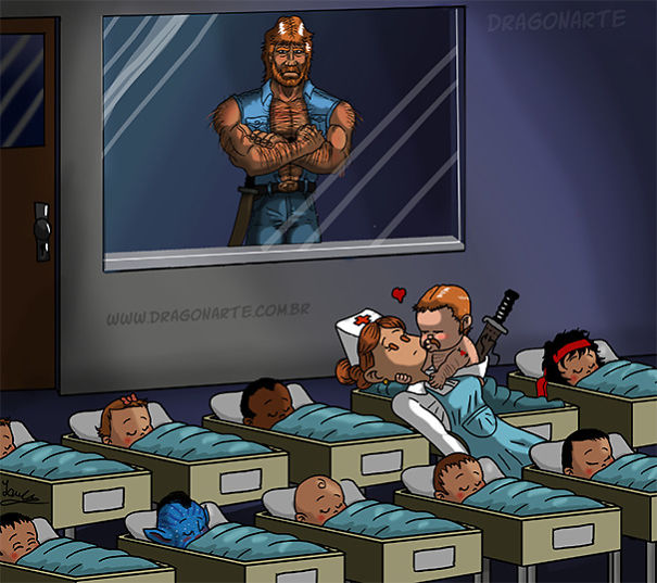 Художник вообразил, как выглядели бы дети супергероев и результат не может быть забавнее как выглядели бы дети супергероев, Эдуардо Лукас Нассименто, Eduardo Lucas Nascimento