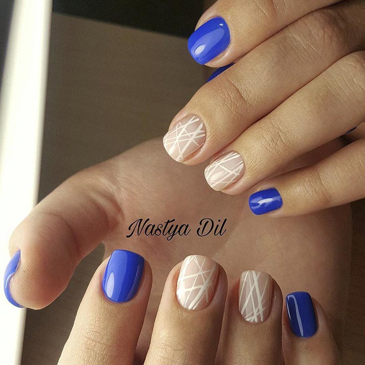 модный маникюр этого сезона, геометрический маникюр 