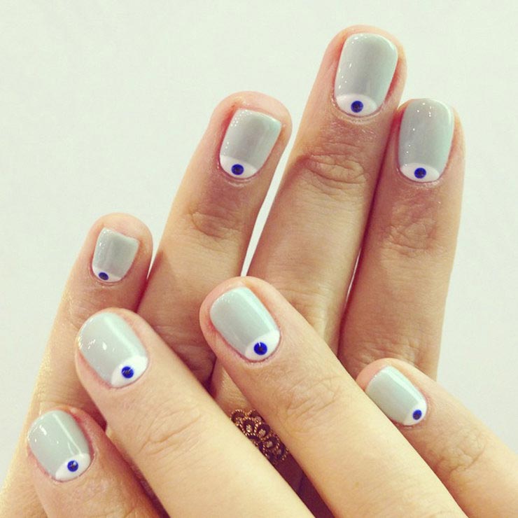 модный маникюр этого сезона, геометрический маникюр 