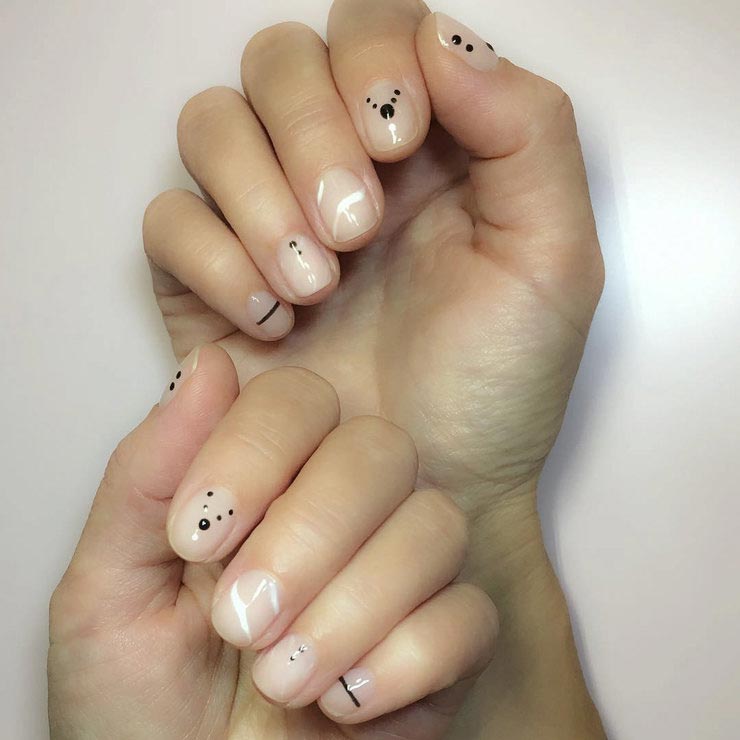 модный маникюр этого сезона, геометрический маникюр 