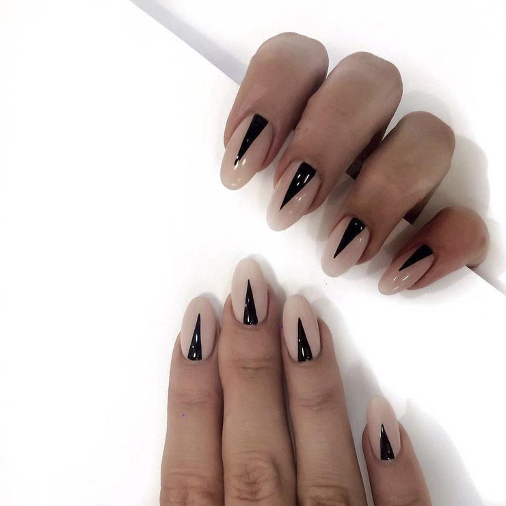 модный маникюр этого сезона, геометрический маникюр 