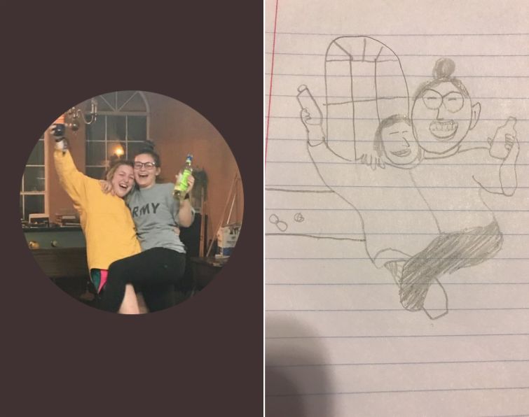 Парень обещал нарисовать аватар каждого, кто лайкнет его фото, но он не умеет рисовать лайк чтобы нарисовать аву, перерисовывал аватары, обещал нарисовать аву, не умеет рисовать