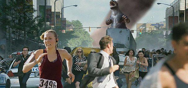 Этот парень смешно затроллил свою жену, после её победы в забеге на 5 километров фотожабы забег, затроллил жену, подшутил над женой