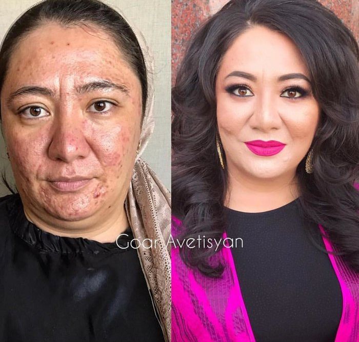 Эти женщины не думали, что макияж сделает с их лицом такое (они стали такими красотками) женщины не думали что макияж сделает с их лицом такое, макияж