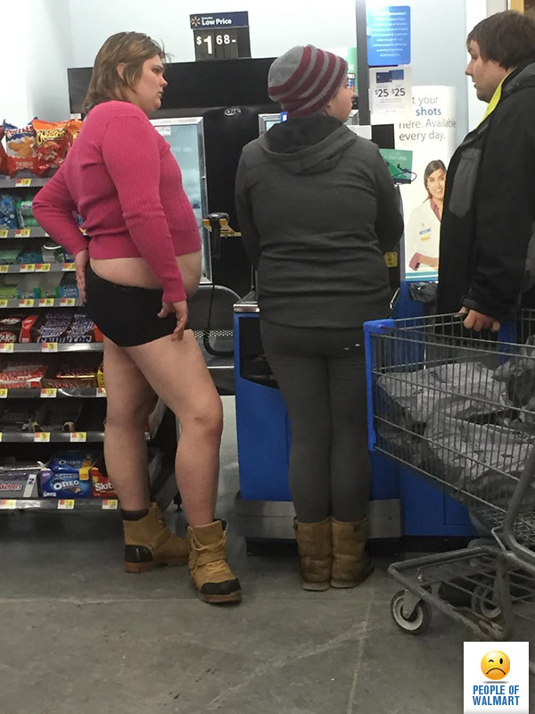 People of walmart, странные покупатели американских супермаркетов