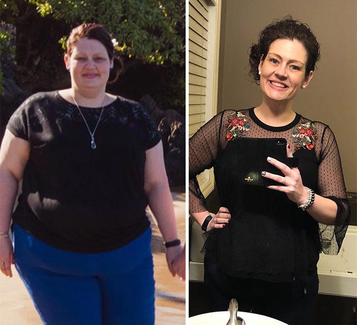 женщина похудела на 68 кг за 2 года, Аманда «Манди» Вуд