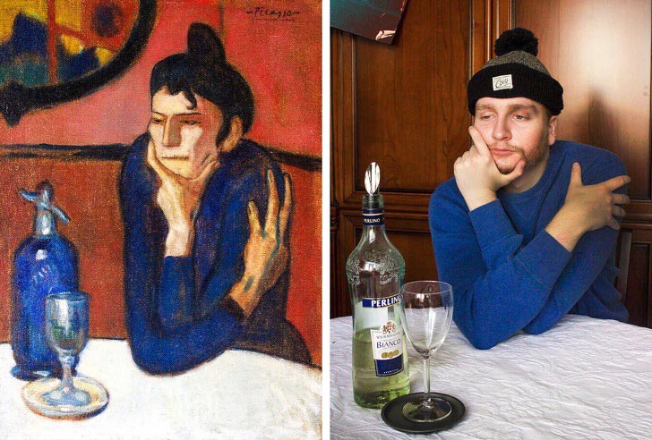 Сфоткай типа Рембранд, люди пародируют известные картины