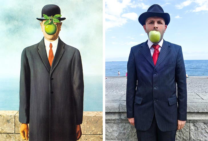 Сфоткай типа Рембранд, люди пародируют известные картины