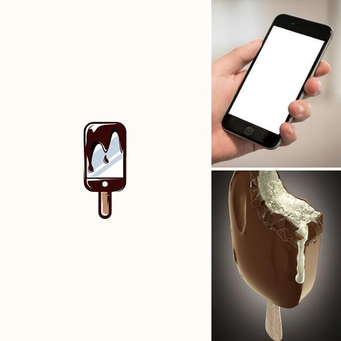 дизайнер объединяет маловероятные пары чтобы создать крутые логотипы,  Рэнди Кемикс, Randy Cemix