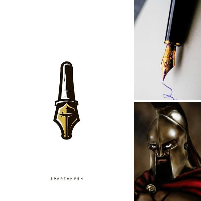 дизайнер объединяет маловероятные пары чтобы создать крутые логотипы,  Рэнди Кемикс, Randy Cemix