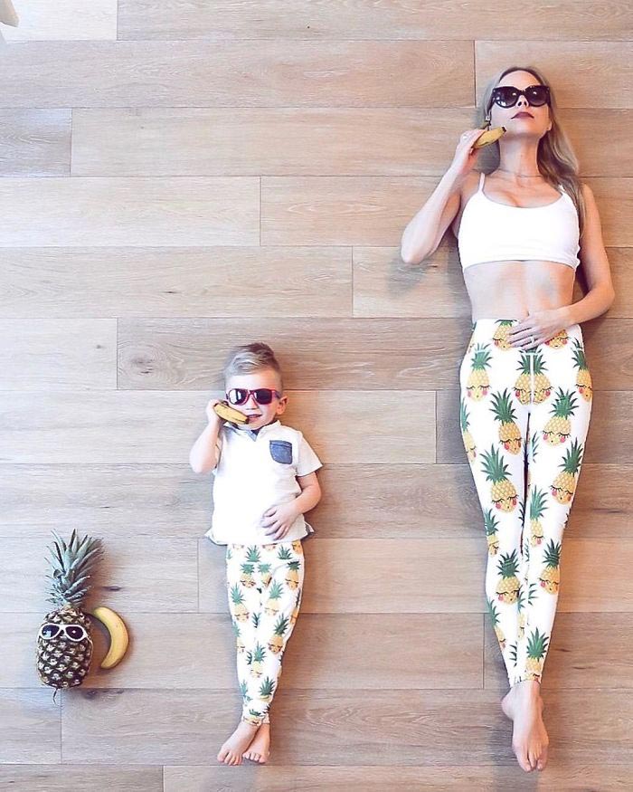 мама создала смешную серию фотографий со своей семьей, Кейт Вейланд