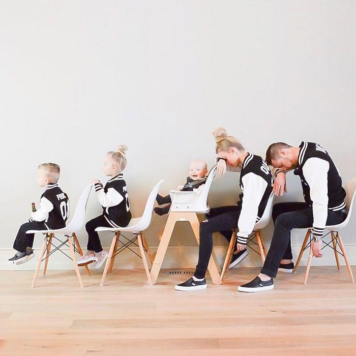 мама создала смешную серию фотографий со своей семьей, Кейт Вейланд