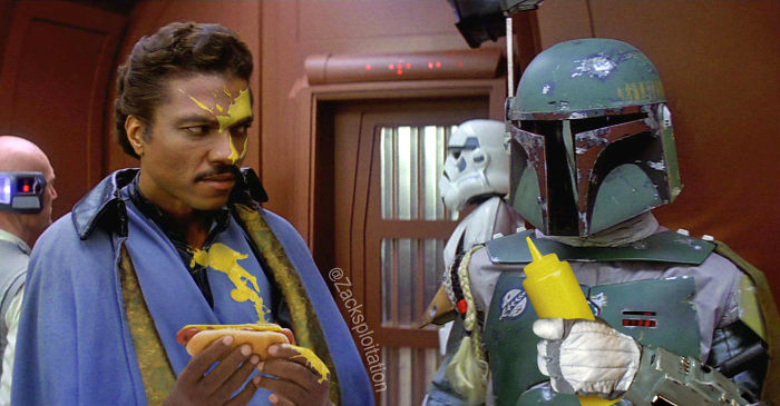 Что получится, если в «Звёздных войнах» заменить световые мечи на горчицу заменить световые мечи на горчицу, световые мечи на горчицу Звёздные войны