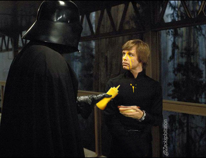 Что получится, если в «Звёздных войнах» заменить световые мечи на горчицу заменить световые мечи на горчицу, световые мечи на горчицу Звёздные войны