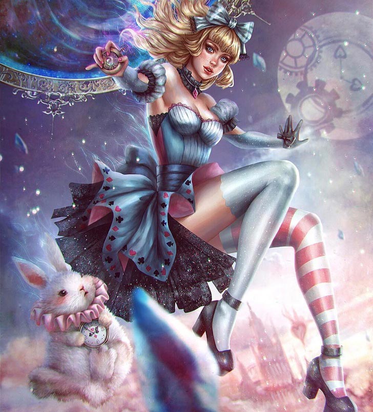 Эбигэйл Диаз, Abigail Diaz, Как бы выглядели известные персонажи если бы их нарисовали в другом стиле