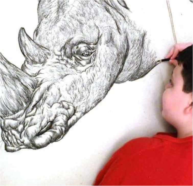 15-летний мальчик рисует животных по памяти, Душан Кртолица, Dušan Krtolica