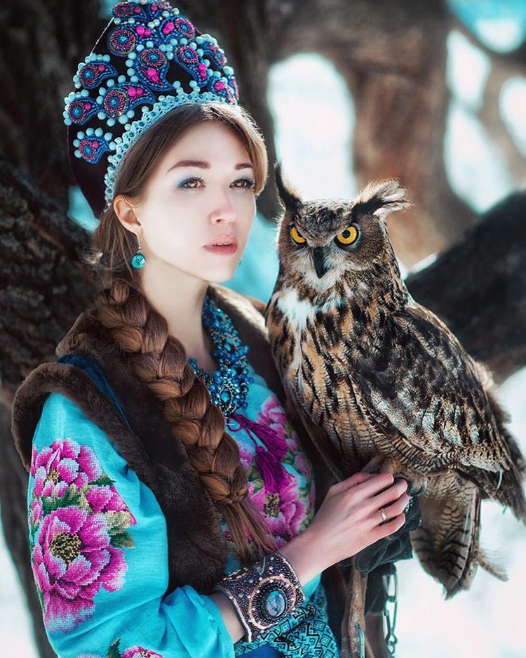 российский фотограф заставляет по-новому взглянуть на принцесс из русских сказок,  Мария Липина