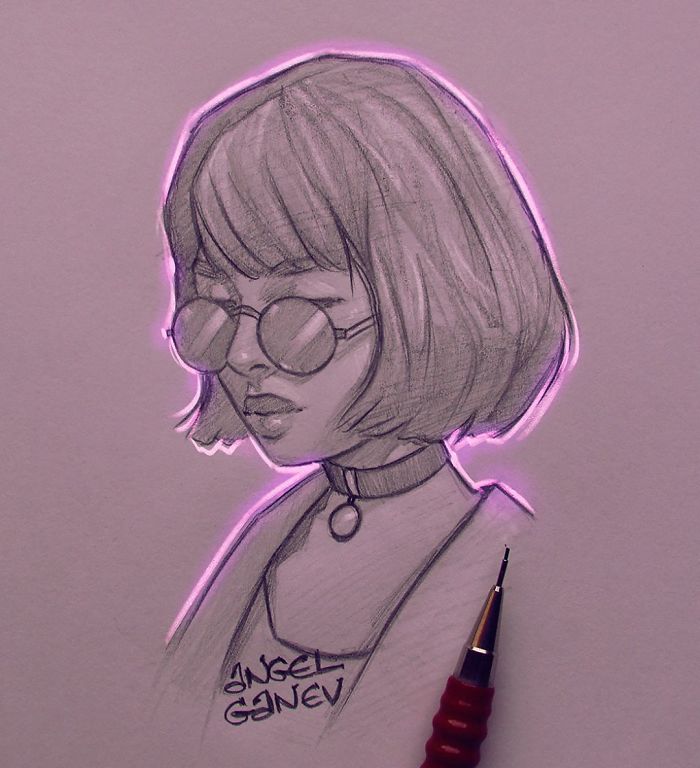 Болгарский художник создаёт невероятные иллюстрации, которые светятся изнутри художник создаёт иллюстрации которые светятся изнутри, Ангел Ганев, Angel Ganev