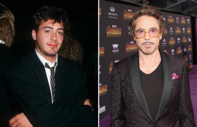 голливудские знаменитости тогда и сейчас, голливудские знаменитости в 2018 году, как изменились знаменитости 2018, знаменитости в молодости и в 2018