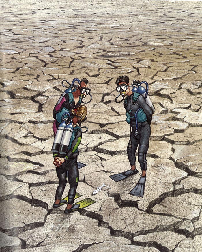 сатирические иллюстрации жестоко честные иллюстрации, Герхард Хадерер