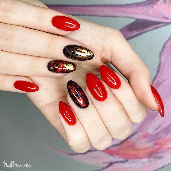 Настроение — осень. 25 идей для осеннего маникюра, которые избавят вас от хандры идеи для осеннего маникюра, осенний маникюр