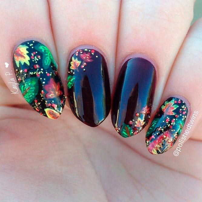 Настроение — осень. 25 идей для осеннего маникюра, которые избавят вас от хандры идеи для осеннего маникюра, осенний маникюр