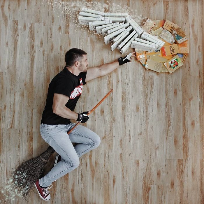 Парень превращает свою массивную библиотеку в искусство,  Джеймс Тревино. James Trevino