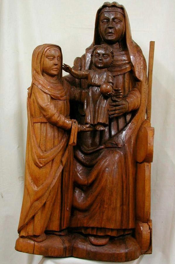 Художник-любитель хотел отреставрировать древнюю статую Иисуса, но у него получилось это неудачная реставрация скульптуры, реставрация скульптуры, смешная реставрация, неудачная реставрация