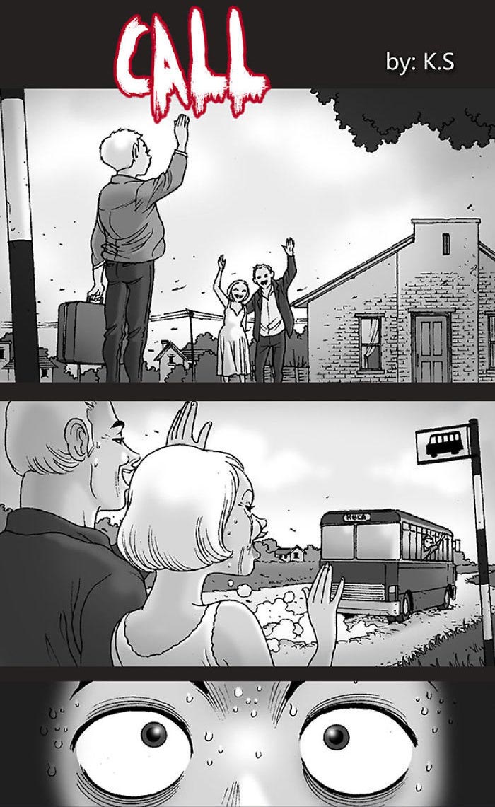 Silent Horror, комиксы Silent Horror , Молчаливый ужас, darkbox, страшные комиксы,