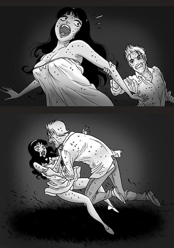 Silent Horror, комиксы Silent Horror , Молчаливый ужас, darkbox, страшные комиксы,