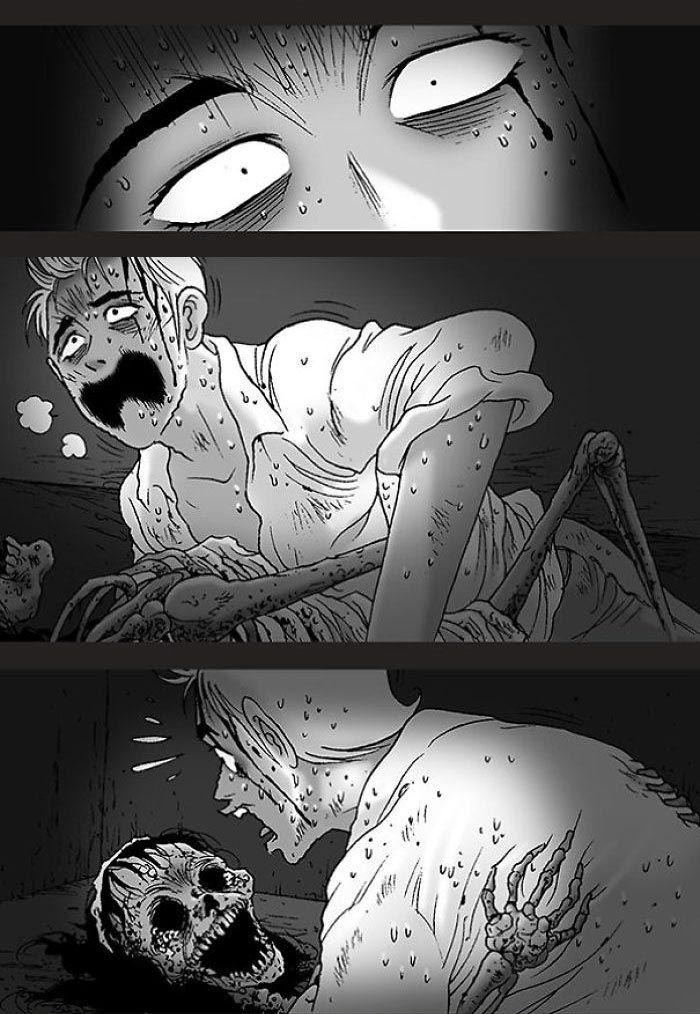 Silent Horror, комиксы Silent Horror , Молчаливый ужас, darkbox, страшные комиксы,