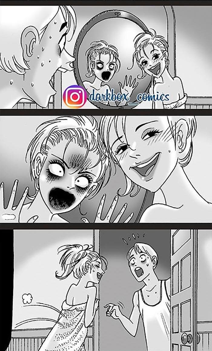 Silent Horror, комиксы Silent Horror , Молчаливый ужас, darkbox, страшные комиксы,