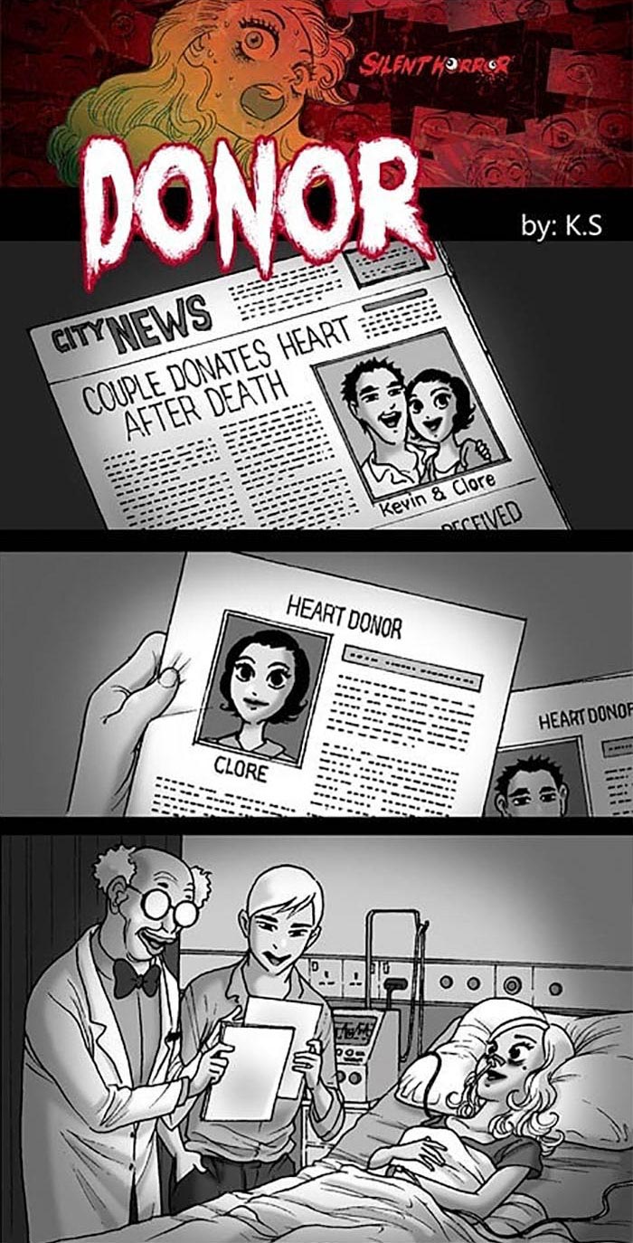 Silent Horror, комиксы Silent Horror , Молчаливый ужас, darkbox, страшные комиксы,