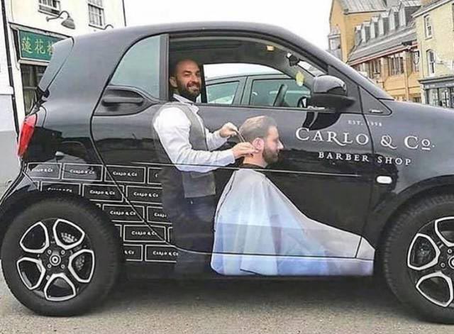 гениальная наружная реклама, примеры наружной рекламы, необычная наружная реклама