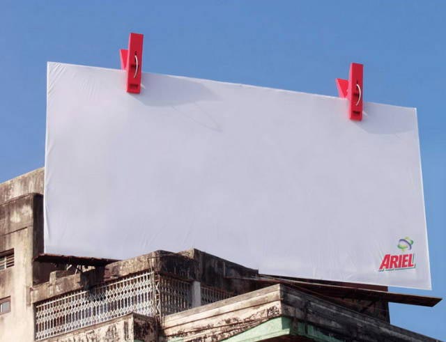 гениальная наружная реклама, примеры наружной рекламы, необычная наружная реклама