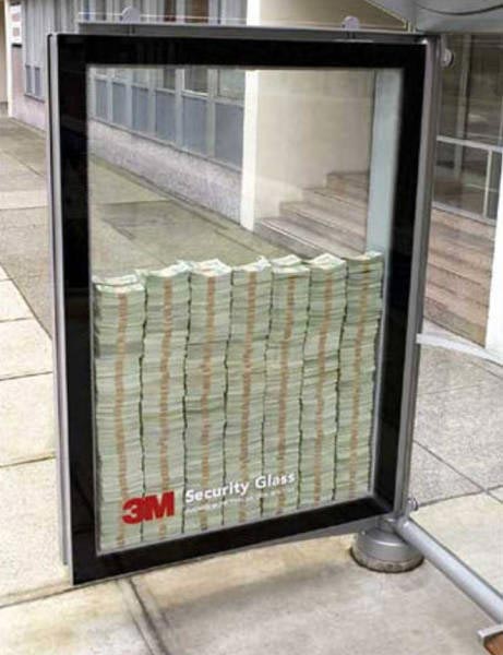 гениальная наружная реклама, примеры наружной рекламы, необычная наружная реклама