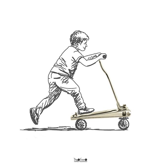 Художник превращает обычные предметы в умные иллюстрации, Диего Кусано, Diego Cusano