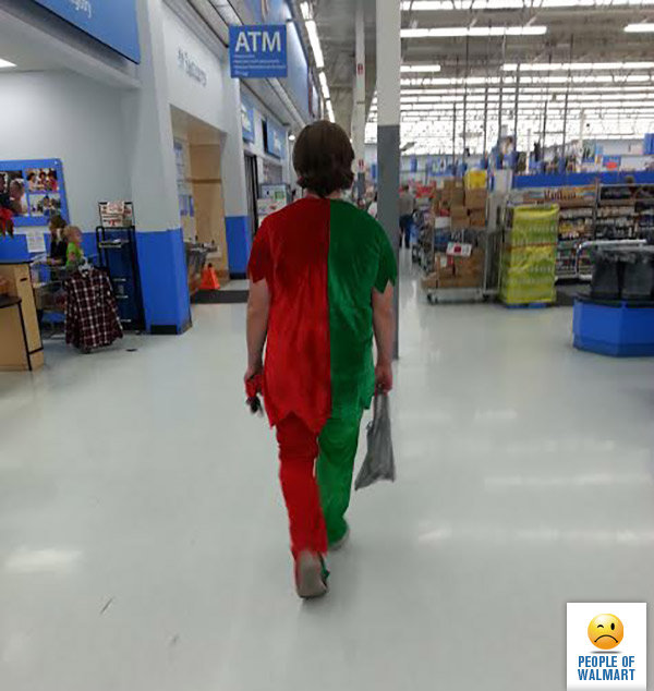 25 странных людей, которых смогли сфотографировать в американских супермаркетах странные люди в американских супермаркетах, Walmart.