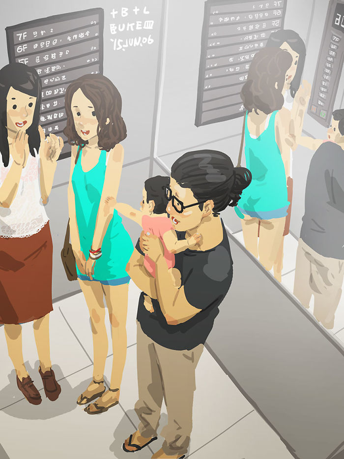 Одинокий отец показывает что значит воспитывать ребёнка в одиночку, 