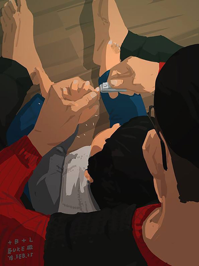 Одинокий отец показывает что значит воспитывать ребёнка в одиночку, 